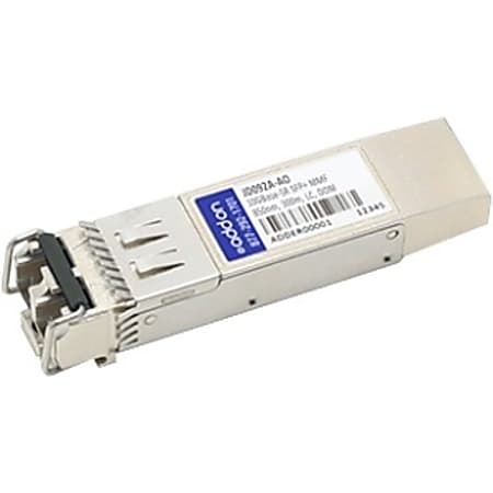 AddOn HP JD092A Compatible TAA Compliant 10GBase-SR SFP+ Transceiver (MMF, 850nm, 300m, LC, DOM)