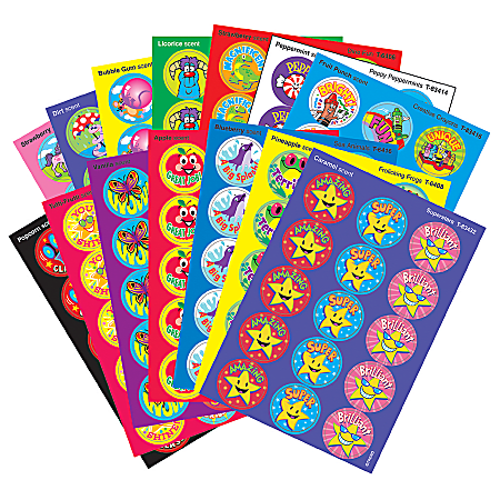 Trend® Stinky Stickers, Kids Choice Variety, Pack Of 480