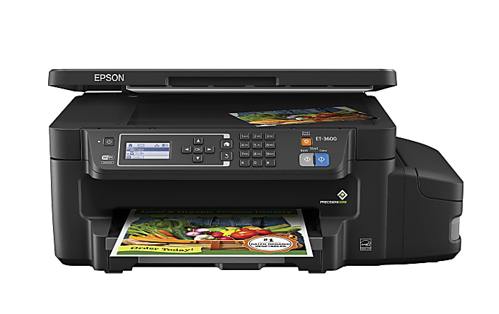 Epson® Expression® ET-3600 EcoTank® All-In-One Wireless Color Printer