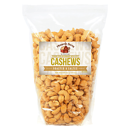 Office Snax Roasted Salted Cashews, 32 Oz Bag