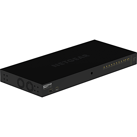 Netgear AV Line M4250-10G2F-PoE+ 8x1G PoE+ 125W 2x1G and 2xSFP Managed Switch (GSM4212P) - 10 Ports - GSM4212P100NAS