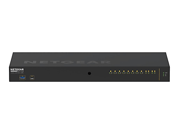Netgear AV Line M4250-10G2F-PoE+ 8x1G PoE+ 125W 2x1G and 2xSFP Managed Switch (GSM4212P) - 10 Ports - GSM4212P100NAS