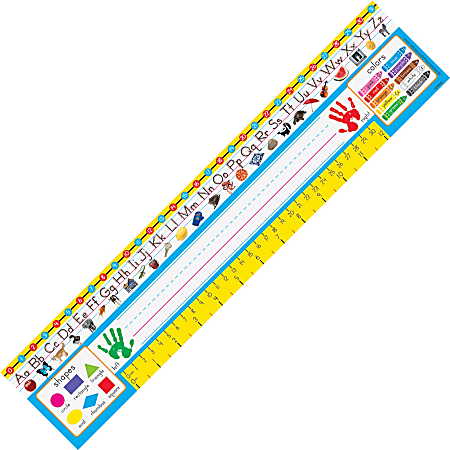 Trend PreK-1 Desk Toppers Reference Name Plates - 3.75" Height x 18" Width x 16" Length - 36 / Pack