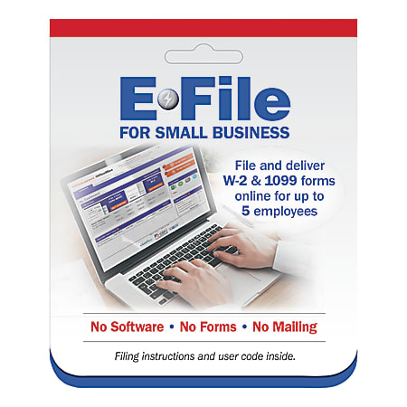 ComplyRight E-File For Small Business Online W-2 And 1099 Filing For 5 Employees, Product Key