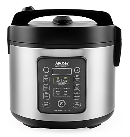 Aroma ARC 1120SBL Smart Carb Rice Cooker 20 Cup - Office Depot