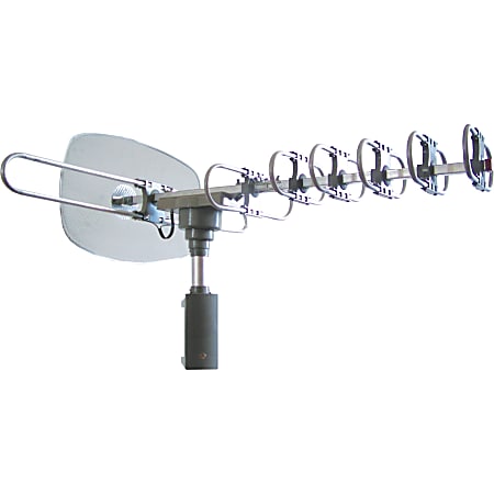 Supersonic 360º HDTV Digital Amplified TV Motorized Rotating Antenna - Upto 120 Mile - 47 MHz to 860 MHz - 28 dB - Satellite HDTV, Radio Communication