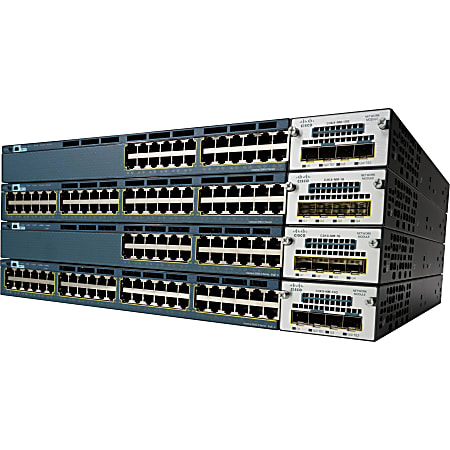 Cisco Catalyst WS-C3560X-24U-S Ethernet Switch - 24 Ports - Manageable - Gigabit Ethernet - 10/100/1000Base-T - 2 Layer Supported - Modular - Twisted Pair - 1U High - Rack-mountable - Lifetime Limited Warranty