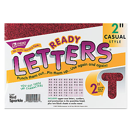 Trend® Ready Letters® 2" Letters, Yellow, Pack Of 140