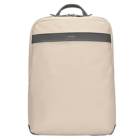 Targus Newport 3 Backpack With 15 Laptop Pocket Tan Office Depot