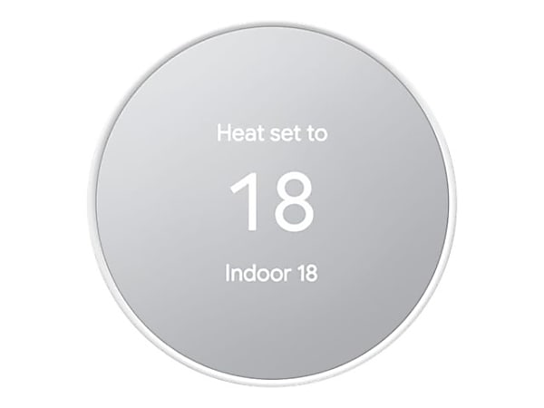 Google&trade; Nest HVAC System Programmable Smart Thermostat With Sensor, White