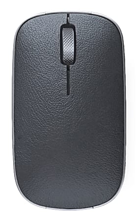 Azio Retro Classic Wireless Mouse, 3.2"H x 6"W x 6"D, Gunmetal, RM-RCM-L-04