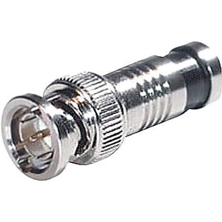 C2G RG6 Compression BNC Connector - 10pk - BNC