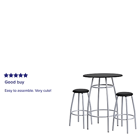 Flash furniture bar height table & new arrivals stool set