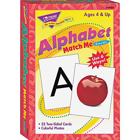 Double-sided, Lowercase Alphabet Flashcards