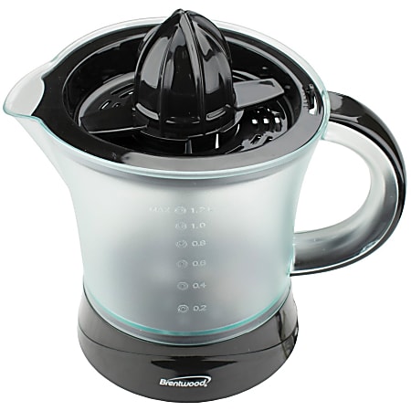 Brentwood 40 Oz Electric Citrus Juicer Black ODP Business Solutions