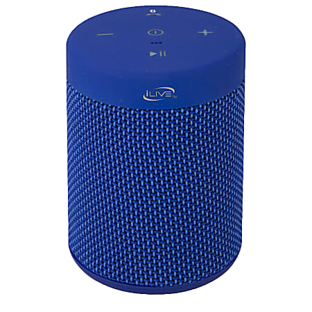 iLive ISBW108 Bluetooth Waterproof Speakers, Blue