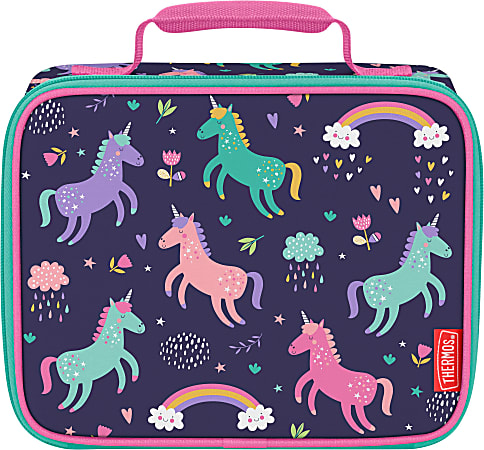 Thermos Standard Lunch Kit 7 12 H x 9 12 W x 3 34 D Unicorn Print