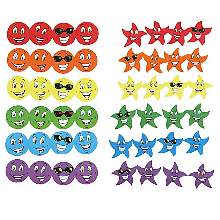 TREND Stinky Stickers, Smiles And Stars, Assorted, Pack