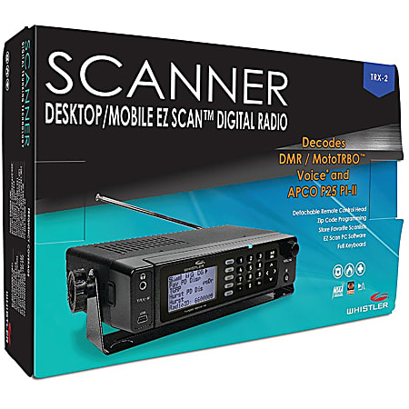 Whistler Digital TRX-2E Mobile/Desktop Scanner Radio
