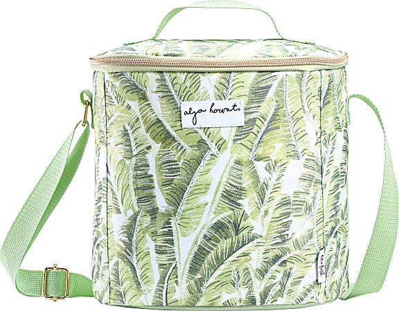 Fit &amp; Fresh Silverbell REPREVE Alja Horvat Palm Leaves Lunch Bag, White/Green