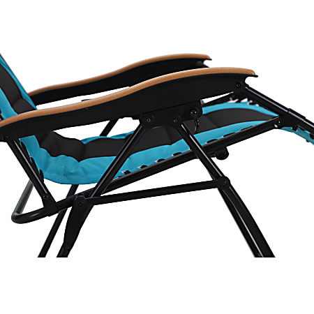 PHI VILLA Oversized Padded Zero Gravity Lounge Chair With Cup