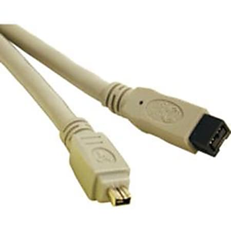 C2G 3m IEEE-1394b FireWire 800 9-pin to 4-pin Cable (9.8ft) - Male FireWire - Male FireWire - 9.84ft - Gray