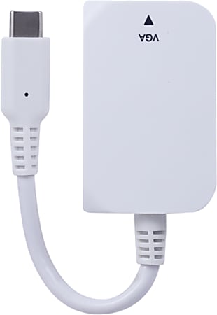 Ativa USB C to VGA Adapter White 41509 - Office Depot