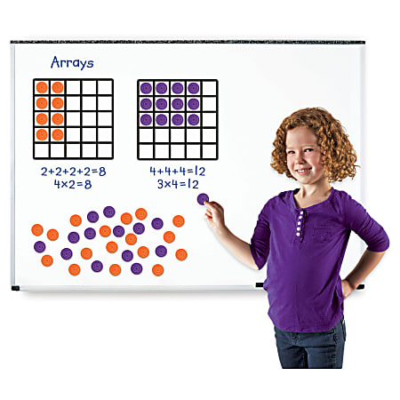 Learning Resources® Giant Magnetic Array Set, Skill Learning: Multiplication, Addition, Number, Ages 7 & Up, 52 Pieces