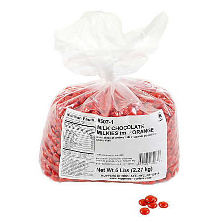 Milkies Milk Chocolates, 5 Lb, Orange