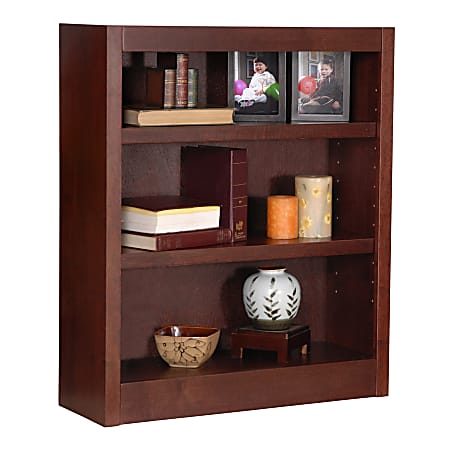 Concepts In Wood Bookcase, 3 Shelves, Cherry