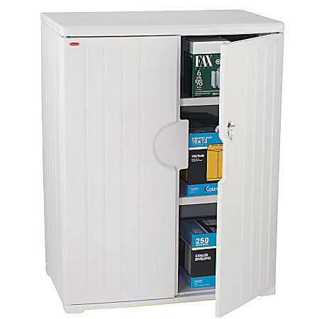  Iceberg Plastic Storage Cabinet, Light Gray, 36x22x72 : Home &  Kitchen