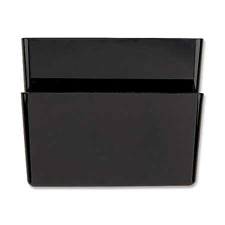 OIC® Wall Mountable Space-Saving Files, Letter Size, Black