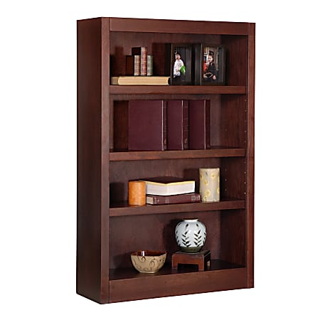 Concepts In Wood Bookcase, 4 Shelves, Cherry