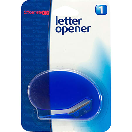 Sparco Clean Slit Letter Opener Manual Black - Office Depot