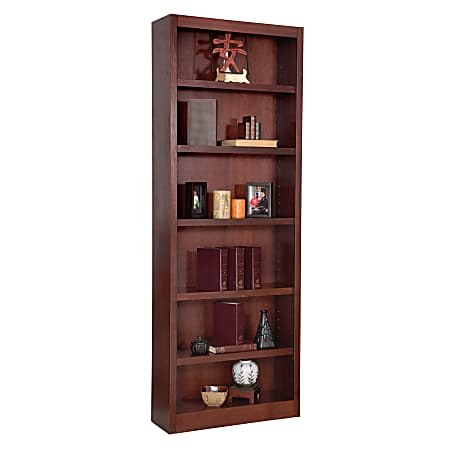 Concepts In Wood Bookcase, 6 Shelves, Cherry