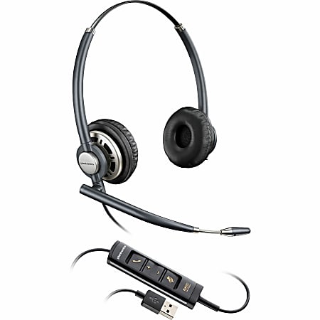 Poly EncorePro HW725 - Headset - on-ear - wired - USB