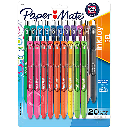 Paper Mate® InkJoy® Gel Pens, Medium Point, 0.7
