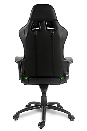 Arozzi Verona Pro V2 High Back Gaming Chair GreenBlack - Office Depot