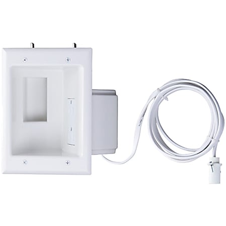 DataComm 50 6623 CON KIT Flat Panel TV Cable Organizer Kit with AC ...