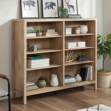 売れ筋がひ！ Sauder Pacific Prime Bookcase Horizontal Shelf 8 H 48 View 本棚・本収納