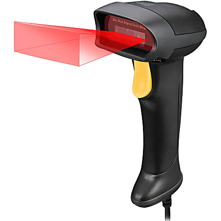 Adesso NuScan 2500TU Spill Resistant Antimicrobial 2D Barcode Scanner - Cable Connectivity - 12" Scan Distance - 1D, 2D - CMOS - USB - USB - Healthcare, Warehouse, Library, Logistics, Retail
