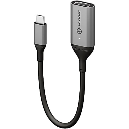Alogic Ultra 15cm USB-C (Male) to HDMI (Female) Adapter - 4K 60Hz - 5.91" HDMI/USB-C Data Transfer Cable  - ULUCHDADP