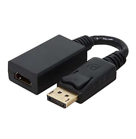Belkin DisplayPort to DVI Adapter, M/F, 1080p - DisplayPort/DVI Video Cable Adapter for Video Device, Computer, Monitor, Projector, HDTV, Notebook, Tablet - First End: 1 x DisplayPort Male Digital Video - Second End: 1 x DVI Female Digital Video
