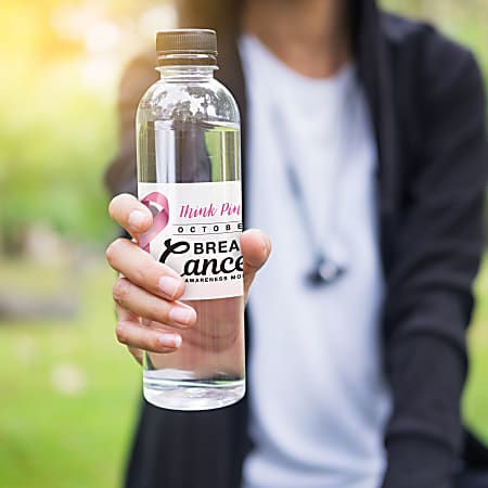 Custom Printed 1 2 or 3 Color Water Bottle Labels Rectangle 2 ...