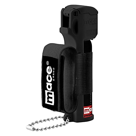 Mace® Brand Sport Pepper Spray, 4-1/2”H x 1”W x 1”D, Black