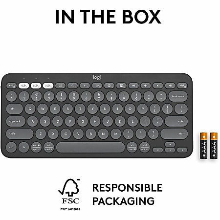 Logitech Pebble Keys 2 K380s 920011775 - Office Depot