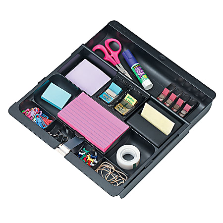 Kennedy Black,Organizer Tray,Polystyrene, Size: 11 in