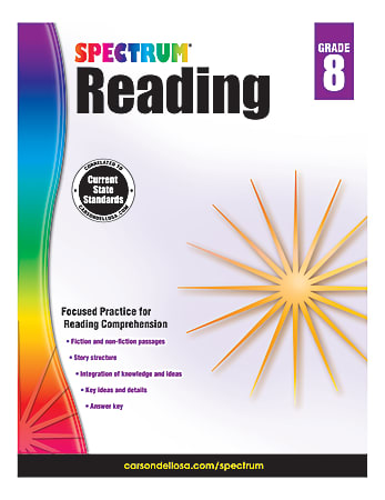 Carson-Dellosa Spectrum Reading Workbook, Grade 8