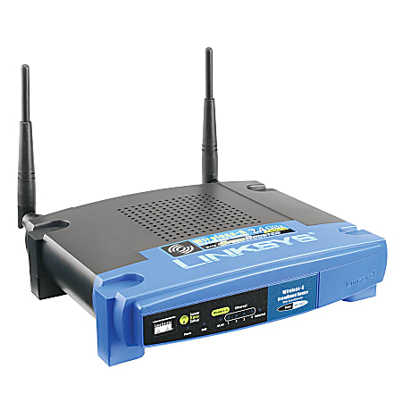 Linksys® WRT54GS Wireless-G Broadband Router With SpeedBooster