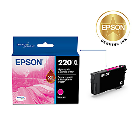 T220XL320-S (220XL) DURABrite Ultra High-Yield Ink, 450 Page-Yield, Magenta T220XL320-S (220XL) DURABrite Ultra High-Yield Ink, 450 Page-Yield, Magenta